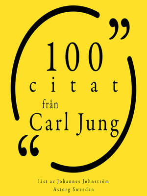 cover image of 100 citat från Carl Jung